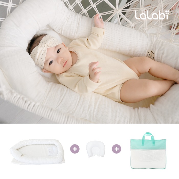 라라비 보트침대 아기 유아 신생아 휴대용 침대 스윙바운서